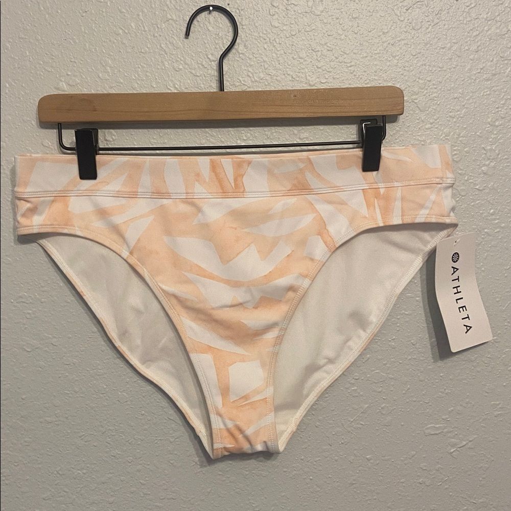 Athleta Pink & White South Beach Bikini 3-Piece Set Size 34B/C & Large NEW - Picture 7 of 16